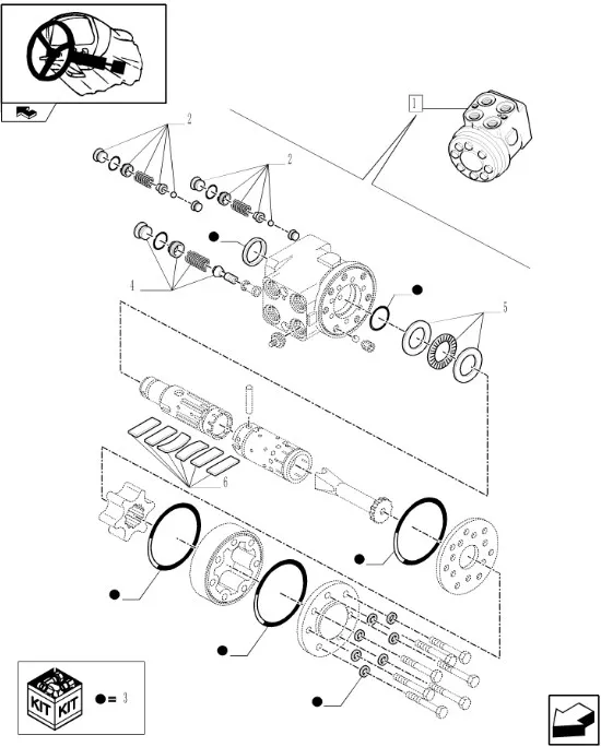 5196608 - Клапан вспомогательный, набор