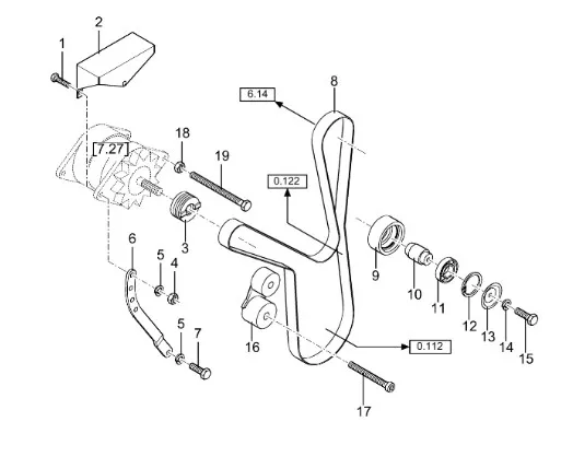 9850523 - ролик барабана
